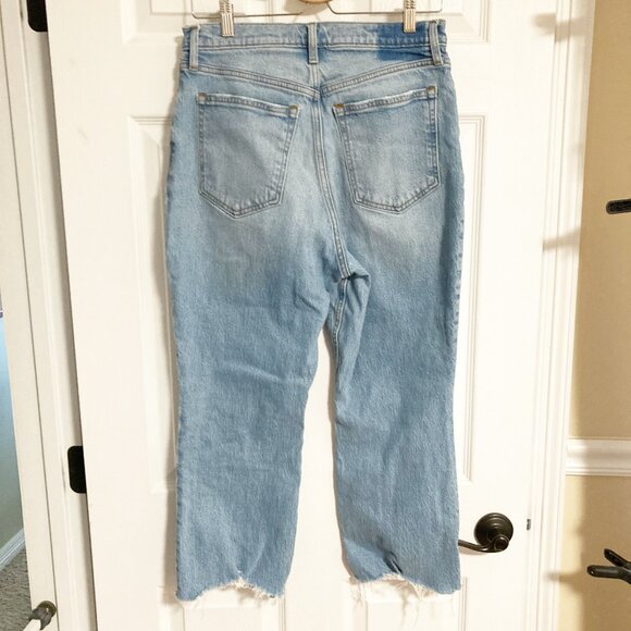 Abercrombie & Fitch The Kick Flare Ultra High Rise Curve Love Size 30/10S - Picture 2 of 9